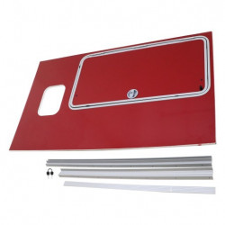 KIT DE CONVERSION DE PORTE DE VISITE (PANNEAU COMPLET) À DROITE HB511 (AVANT 08/17)-  ROUGE