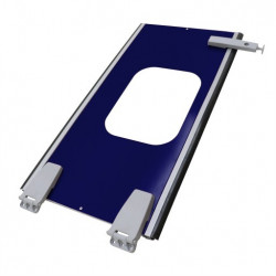 VOLET SUPERIEURE AU DESSUS DU PONT AVANT DROIT (HORS FENATRE) - HB403/506 BALA BLEU