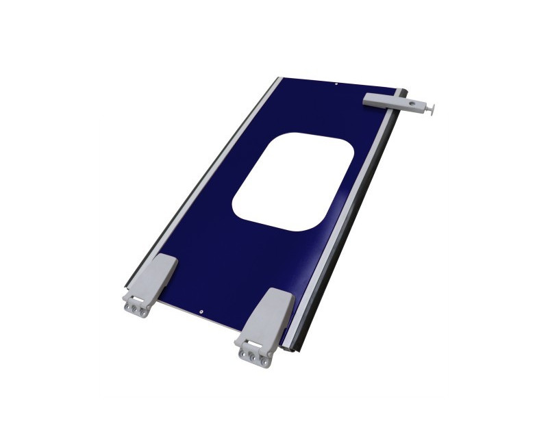 VOLET SUPERIEURE AU DESSUS DU PONT AVANT DROIT (HORS FENATRE) - HB403/506 BALA BLEU