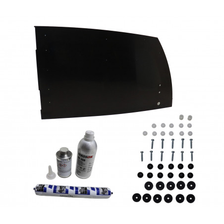 KIT DE REMPLACEMENT DE VITRE LATERALE AVANT - CÔTE GAUCHE (HBX403/506)