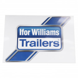 ENSEIGNE - 1500X1000MM COMPOSITE ALUMINIUM BLANC 3MM - LOGO CHROME