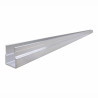 CHANNEL DE PORTE DE RAMPE D'EXTRUSION EN ALUMINIUM X 1480MM