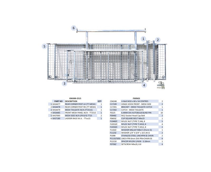 KIT REHAUSSES GRILLAGEES  - TT2515
