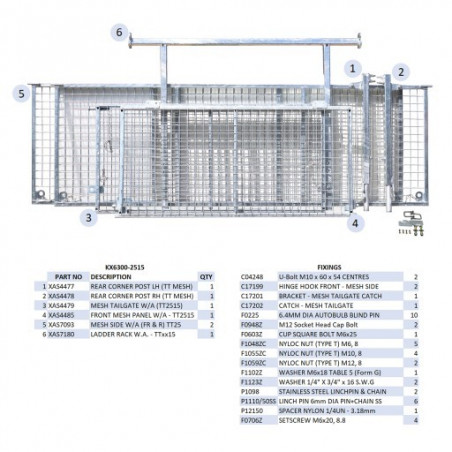 KIT REHAUSSES GRILLAGEES  - TT2515