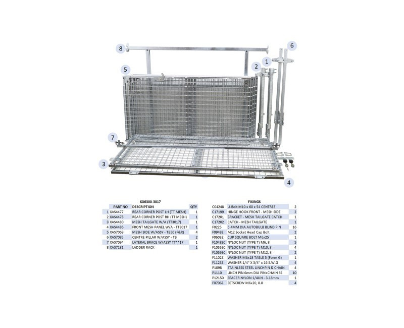KIT REHAUSSES GRILLAGEES  - TT3017