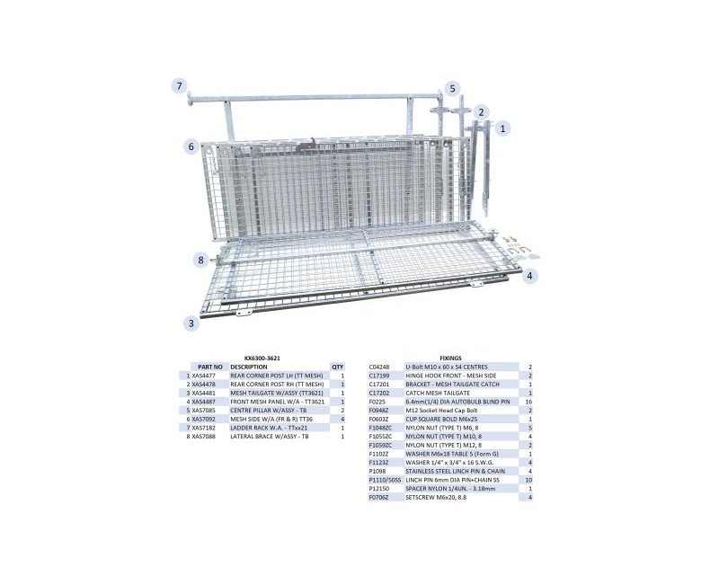 KIT REHAUSSES GRILLAGEES  - TT3621