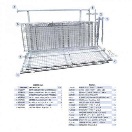 KIT REHAUSSES GRILLAGEES  - TT3621