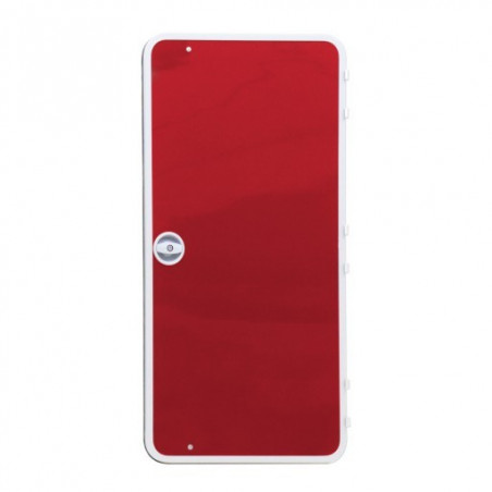 KIT DE PORTE DE VISITE DE REMPLACEMENT HB (08/17+) - ROUGE