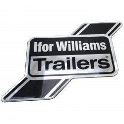 DÔME EN RESINE LOGO IWT - NOIR/ARGENT