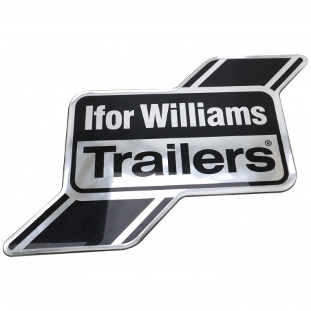 DÔME EN RESINE LOGO IWT - NOIR/ARGENT