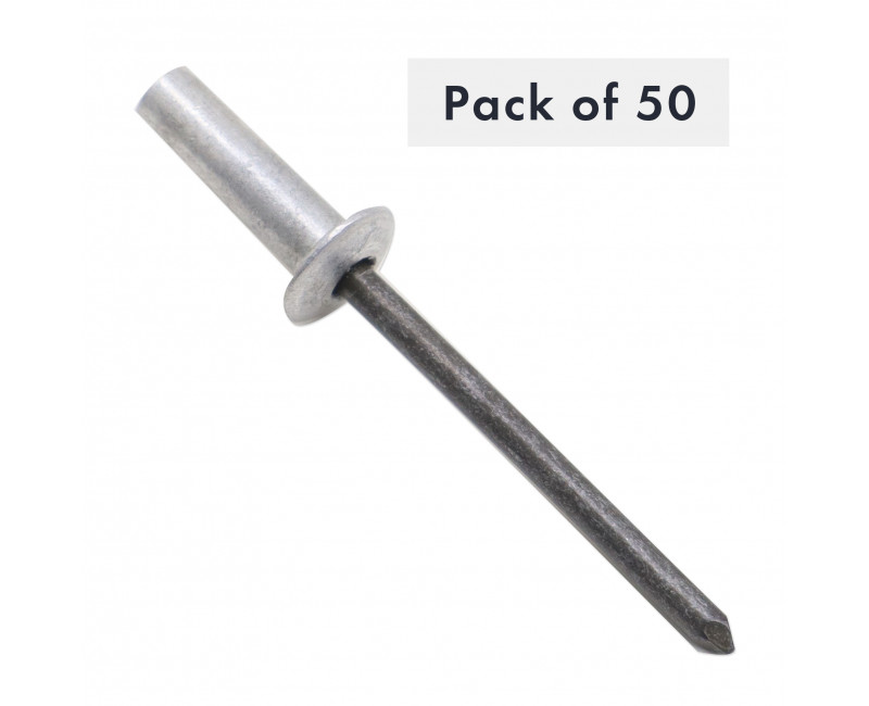 4.8X17.8 BSR SB DM ALU/STEEL RIVET GRIP GAMME : 11 - 13MM - LOT DE 50