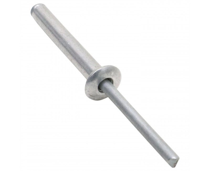 6X40 RIVET OUVERT ALU/ACIER PLAGE DE PREHENSION : 29 - 34MM - LOT DE 50