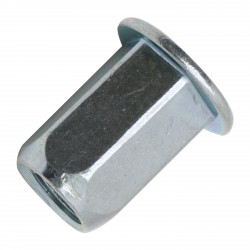 12MM NUTSERT PAS DE 1.75 PLEIN HEXAGONAL