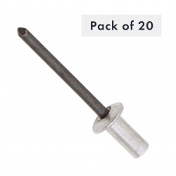 4.8X11.4 BSR SB DM ALU/STEEL RIVET GRIP GAMME : 5 - 6.5MM - LOT DE 20