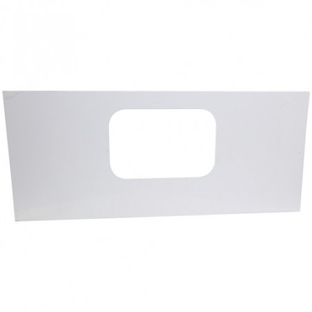 FEUILLE D'ALUMINIUM 450X1095X1.2MM BLANC