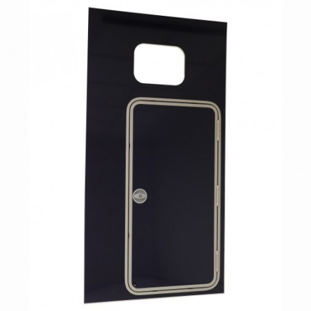 KIT DE CONVERSION DE PORTE DE VISITE (PANNEAU COMPLET) À DROITE HB506/403 (AVANT 08/17)- BLEU BALA