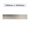 FEUILLE D'ALUMINIUM 330 X 1645 X 2 MM (TS0195)