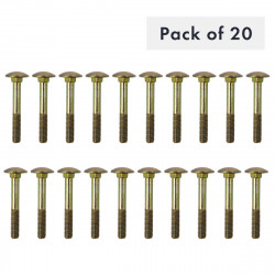 CUVE BOULON CARRE M6X45, PAQUET DE 20