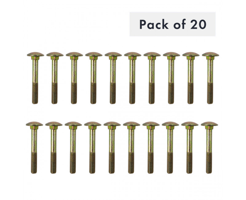 CUVE BOULON CARRE M6X45, PAQUET DE 20