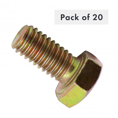 VIS DE REGLAGE M6X12, 8.8 LOT DE 20