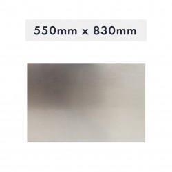 FEUILLE D'ALUMINIUM 550 X 830 X 2 MM (TS0195)