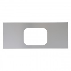 TÔLE AU DESSUS DE PORTE DE VISITE HB505 BLANC