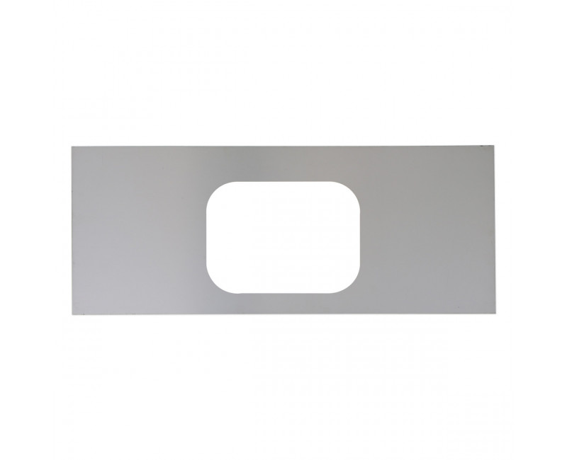 TÔLE AU DESSUS DE PORTE DE VISITE HB505 BLANC