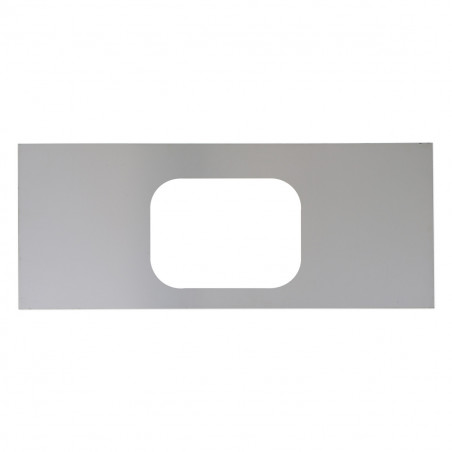 TÔLE AU DESSUS DE PORTE DE VISITE HB505 BLANC