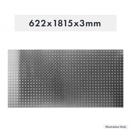 PLAQUE DE SEUIL EN ALUMINIUM 622X1815X3MM