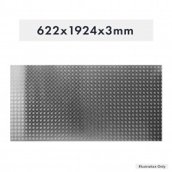 PLAQUE DE SEUIL EN ALUMINIUM 622X1924X3MM