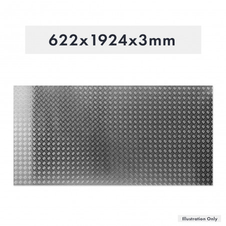 PLAQUE DE SEUIL EN ALUMINIUM 622X1924X3MM