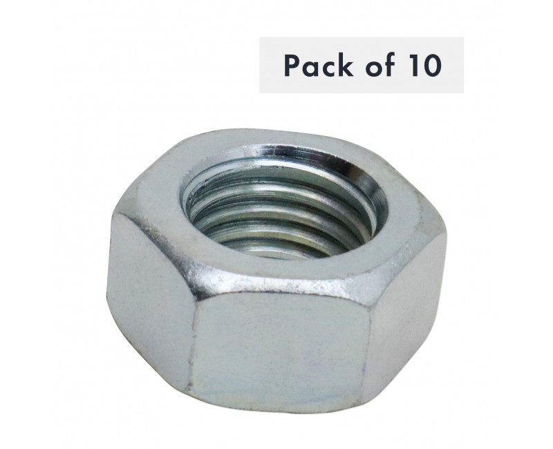 ECROU M16 HEXAGONAL - PAQUET DE 10