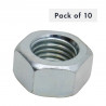 ECROU M16 HEXAGONAL - PAQUET DE 10