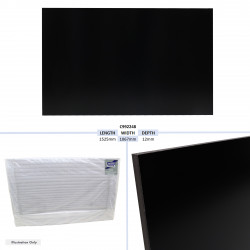 PANNEAU AVANT DROIT, NOIR - HB505 BASIC TAILLE - 1525 X 1067 X 12MM