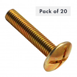 BOULON DE TOITURE M8X40, PAQUET DE 20