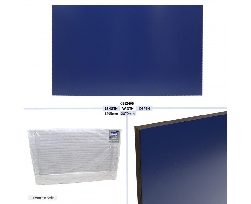 CLOISON CENTRALE HORSE BOX CONTAINER RAMP 1205X2070 BLEU