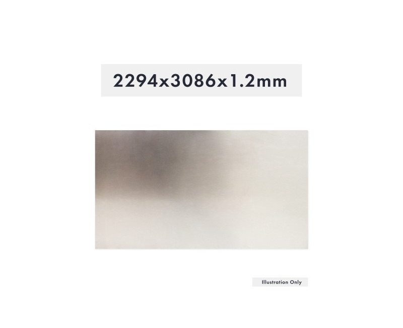 TÔLE ALUMINIUM 2294X3086X1.2MM H/BRILLANT