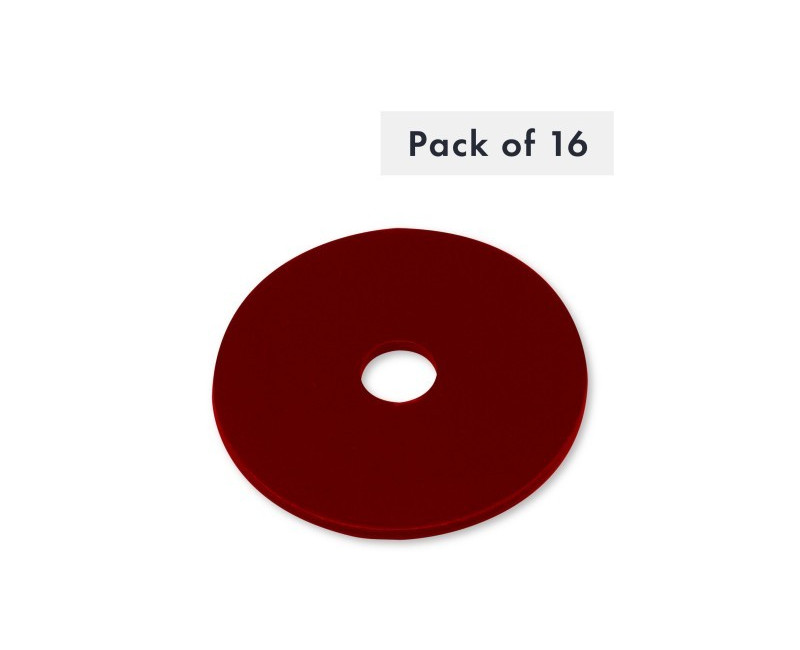 RONDELLE M8 X 40MM X 2MM, ROUGE (OHB), PAQUET DE 16