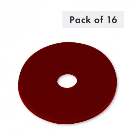 RONDELLE M8 X 40MM X 2MM, ROUGE (OHB), PAQUET DE 16