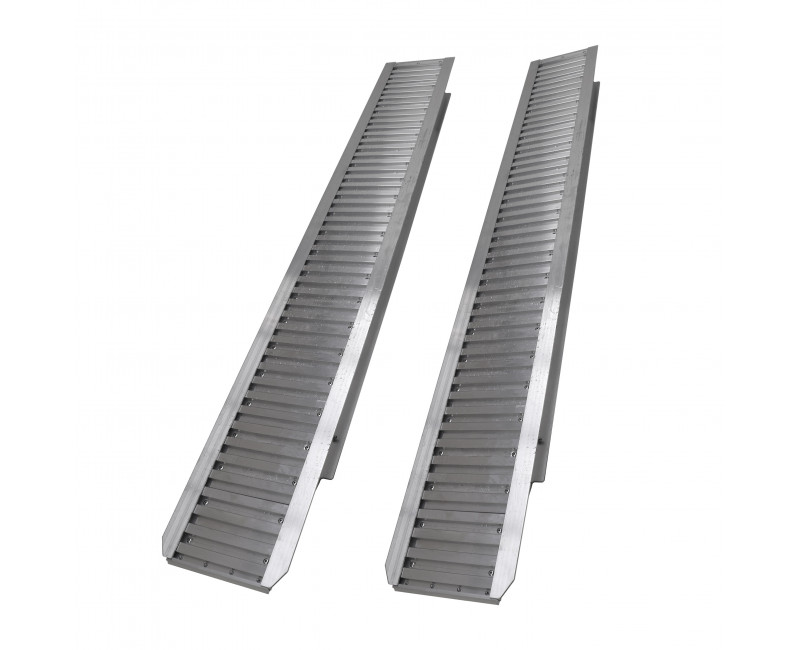 PAIRE DE RAMPES DE CHARGEMENT EN ALUMINIUM LONGUEUR 2M40CHARGE 2700KGS