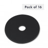 RONDELLE M8 X 40MM X 2MM, NOIRE, LOT DE 16