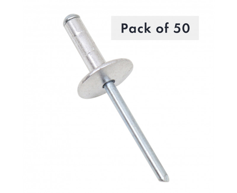 4.8X19.6 LRG FLNF HD RIVET - PAQUET DE 50