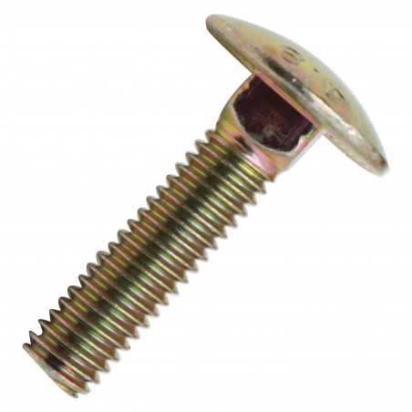 CUVE BOULON CARRE M6X25 AVEC FERMOIR