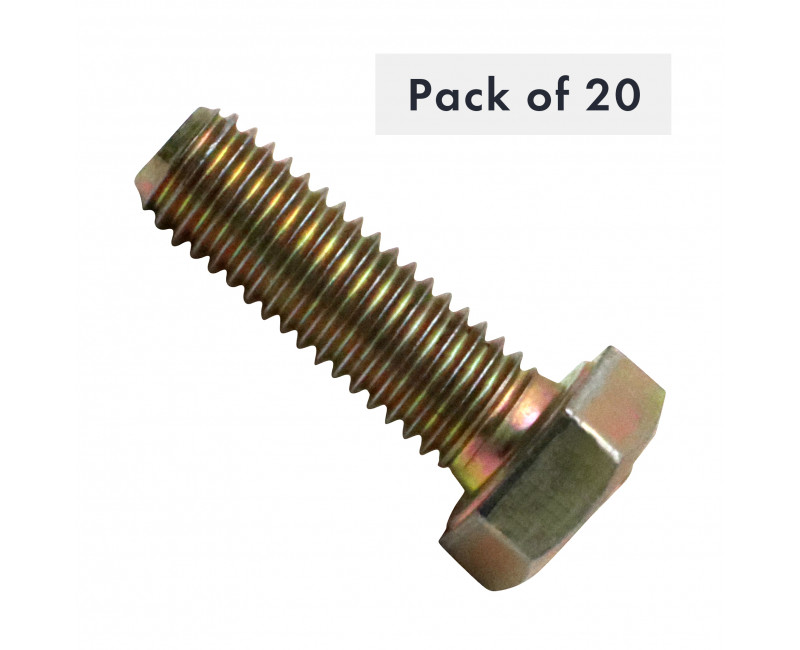 VIS DE SERRAGE M8X25, 8.8, LOT DE 20