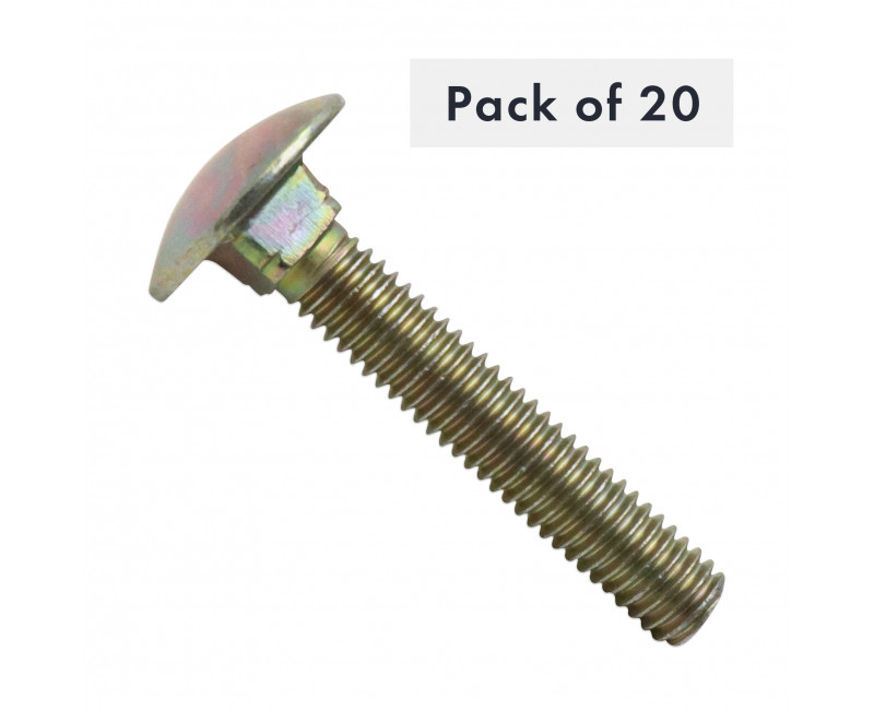 CUVE BOULON CARRE M6X35, PAQUET DE 20