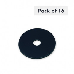 RONDELLE M8X40MM, NOIR LOT DE 16