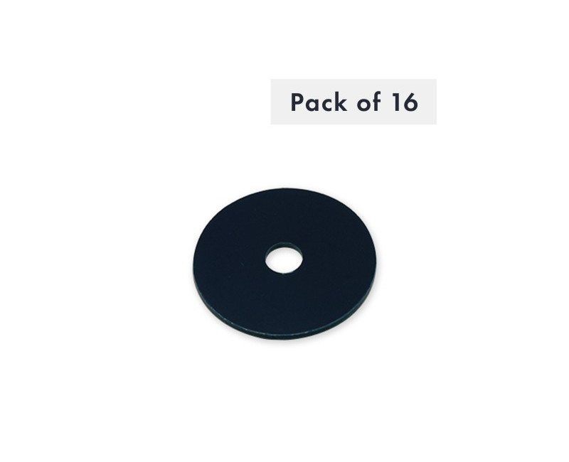 RONDELLE M8X40MM, NOIR LOT DE 16