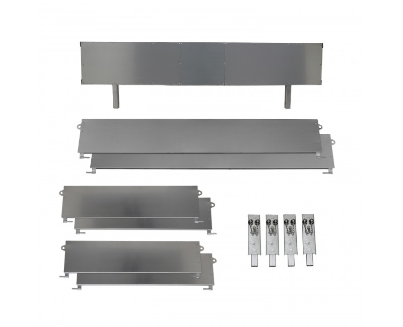 KIT DE RIDELLES POUR RAMPE - LM186G (COMPREND UNE  FAÇADE, 6 X RIDELLES)
