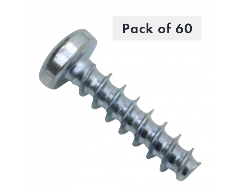 VIS PT (WN 1412) 4MM X 16MM, POZIDRIV, TETE CYLINDRIQUE (LOT DE 60)