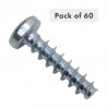 VIS PT (WN 1412) 4MM X 16MM, POZIDRIV, TETE CYLINDRIQUE (LOT DE 60)